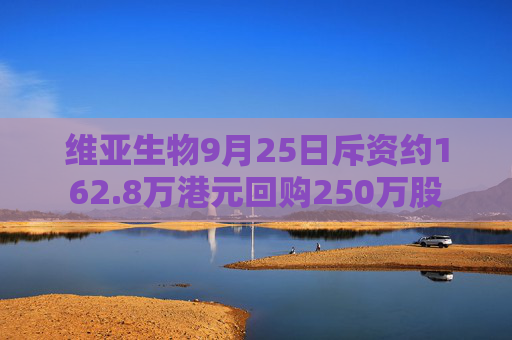 维亚生物9月25日斥资约162.8万港元回购250万股