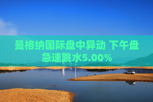 曼格纳国际盘中异动 下午盘急速跳水5.00%