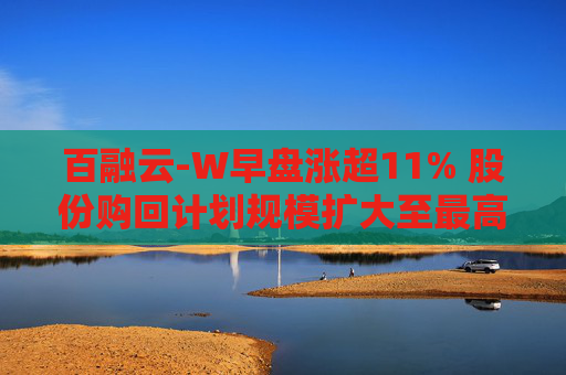 百融云-W早盘涨超11% 股份购回计划规模扩大至最高3.75亿港元