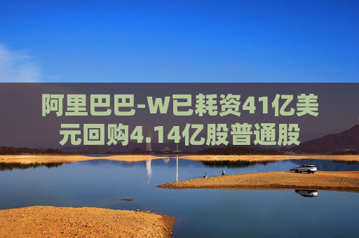 阿里巴巴-W已耗资41亿美元回购4.14亿股普通股